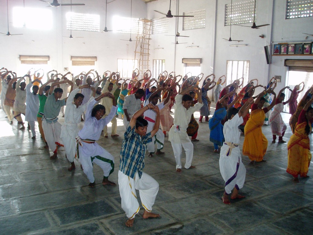 Dancers at the Kuchipudi Dance Festival rehearsal