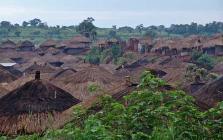 Photo of Palenga IDP camp, northern Uganda.