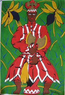Photograph of Shango painting
